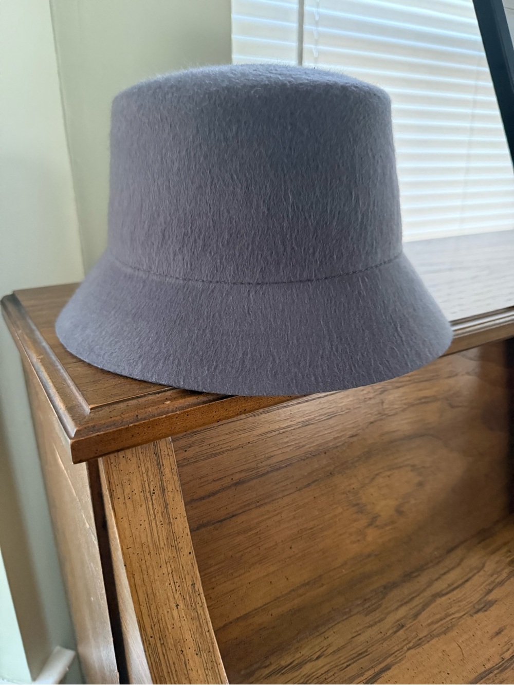 Wyeth 100% Wool Felt Bucket Hat, Slate Gray, One Size